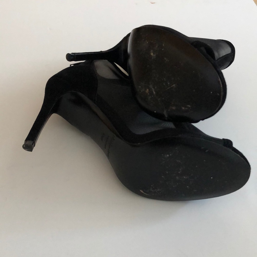 Charles David Mesh Bootie Open Toe Black - image 5